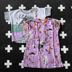 MOLO Athletic Animal shirt and dress size 2/3